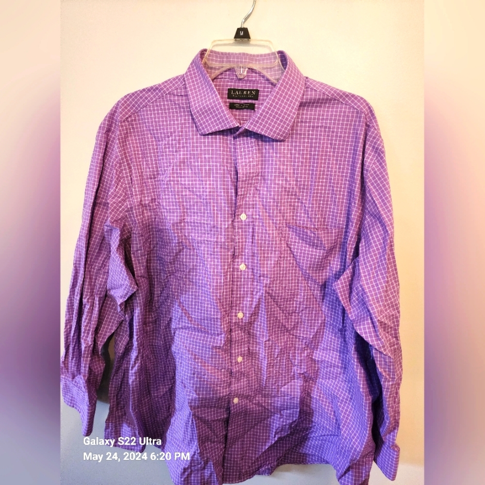 Lauren l/s button dress shirt
